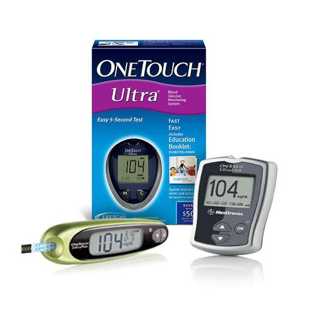 ONETOUCH ULTRA Blood Glucose Monitors >30% reduction in packaging * Use of PCR