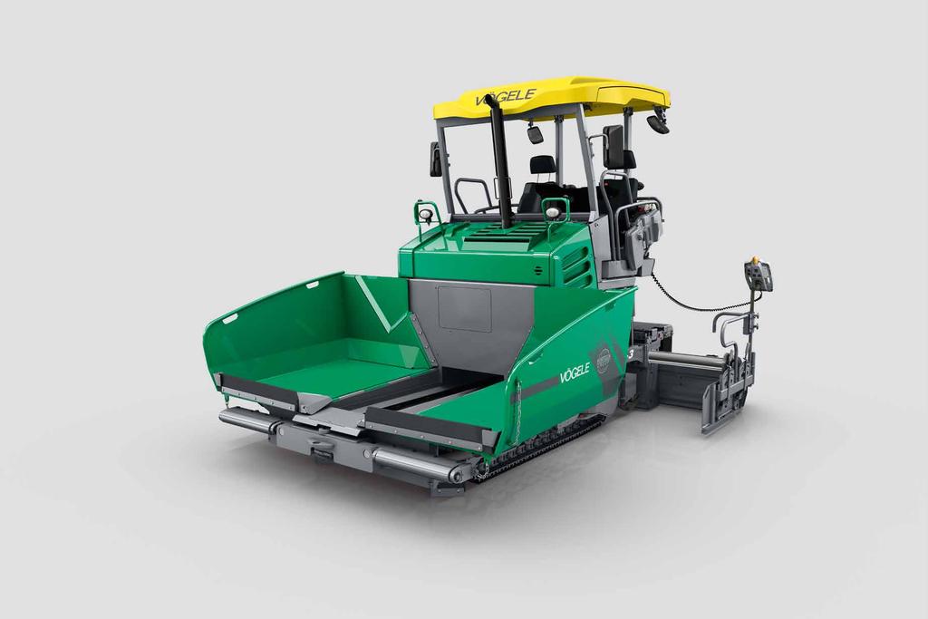 The Highlights of the New Generation Compact paver with a wide range of applications ErgoPlus 3 with a number of additional ergonomic and functional advantages
