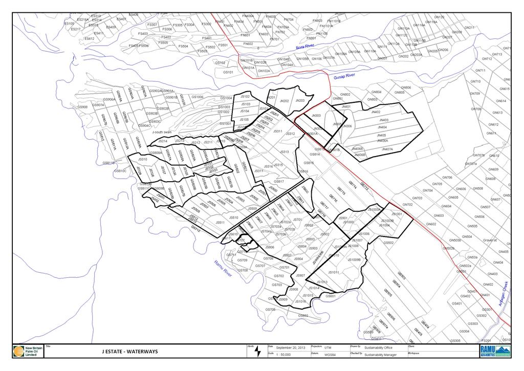 Figure 4; J Estate Waterways Map NPP