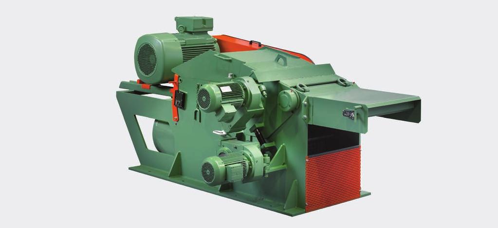VTH 15 For the production of high quality wood chips made from short or
