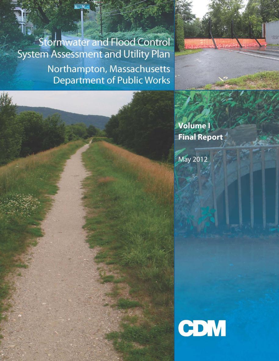 Overview Northampton stormwater and flood control systems Initial study (May 2012 report) Problem areas