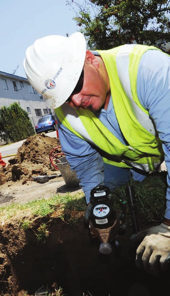 Water Meter Replacement Program There are about 3,000 large meters (3 inches and larger) and 700,000 small meters (less than 3 inches) in the water distribution system.
