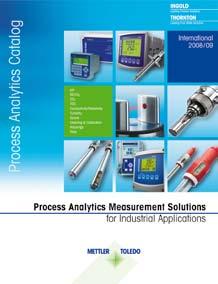 The product catalog covers complete measuring solutions for the parameters: ph Dissolved oxygen and O2 in gases Ozone Dissolved CO2 Conductivity Turbidity TOC Flow The featured product range