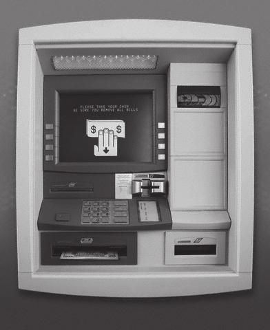 Answer ALL the questions. 1. (a) ATMs are an easy way for a customer to take out money from their bank. Figure 1 shows a picture of an ATM.