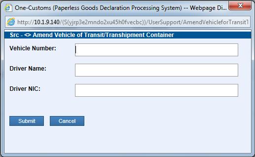 Fig-441 Please enter new vehicle number, new driver name