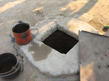 Where the toilet pit is cut into fractured decomposing granite or soils with water capillaries, then the potential for contamination is greater.