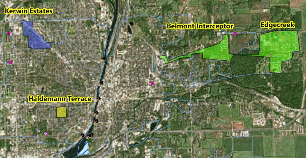 City of Joliet 2014 Hot Spot Areas The City s goal is to develop a systematic inspection and rehabilitation program (private sector and public sector) which will