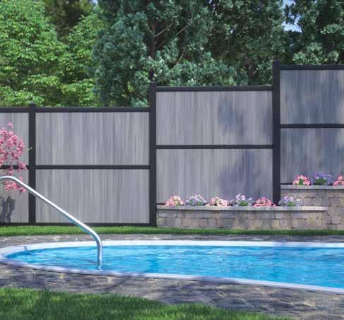 Eclipse Privacy Screens Privacy Screen by Ultra Two Styles of Privacy Screen all aluminum or aluminum+vinyl Strong. Beautiful.