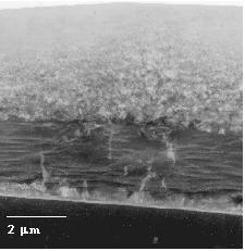 A comparison of XRD spectra of a 3 µm-thick HW a-si film, deposited at about 100 C before (left) and after (right) optical processing ( C, 3 min), showing initiation of crystallization.