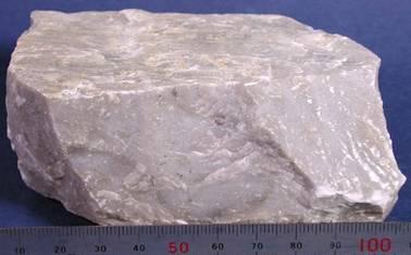 The raw materials Limestone*, a rock based on Calcite and some other minerals.