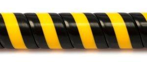 SafetyWrap Spiral Wrap for Hose & Cable Protection High visibility protection with safety stripe reduces trip hazard SafetyWrap abrasion protection spiral wrap is manufactured from highly impact