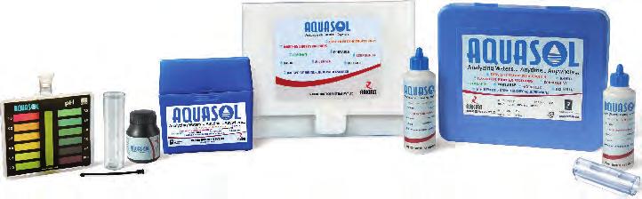 01 Analyzing Waters Anytime... Anywhere... AQUASOL test kits are extremely simple and easy to use & make monitoring convenient and quick, thus preventive action can be taken immediately.