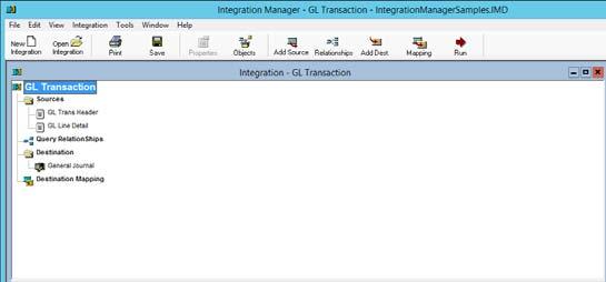Integration Manager INTEGRATION MANAGER Tool used for importing data into GP Part of