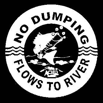 Approximately 3,815 storm drains have been marked with No Dumping curb markers by