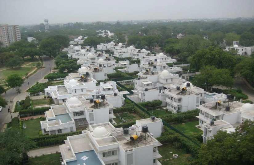 MoUD s New Residential Township, New Delhi 55 % of site area maintained green including