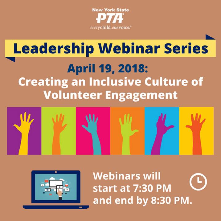 strategies to educate and equip NYS PTA members and leaders to assure inclusivity and diversity at all levels of our Identify and address the barriers within policies, structure and