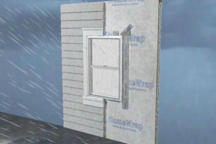 Cladding is 1st line of defence Water gets behind all types of cladding