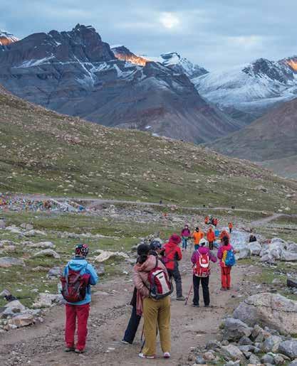 Tourism Companies Together with ICIMOD, representatives from tour companies in China, India, and Nepal operating in the Kailash Sacred Landscape have agreed to promote responsible tourism and work