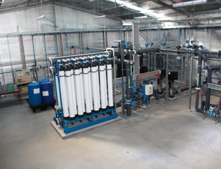 WATER TREATMENT PLANT SLIDE 9 Feed is a combination of stormwater and