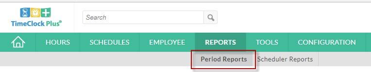 Period Reports Multiple reports are available in TCP with the ability to change various filters and settings.