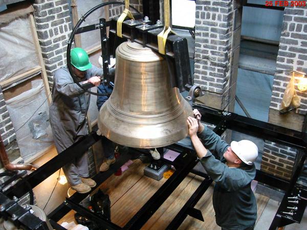 3. Carillon Installation: 2002-2003 The donation of a carillon of bells was included in the