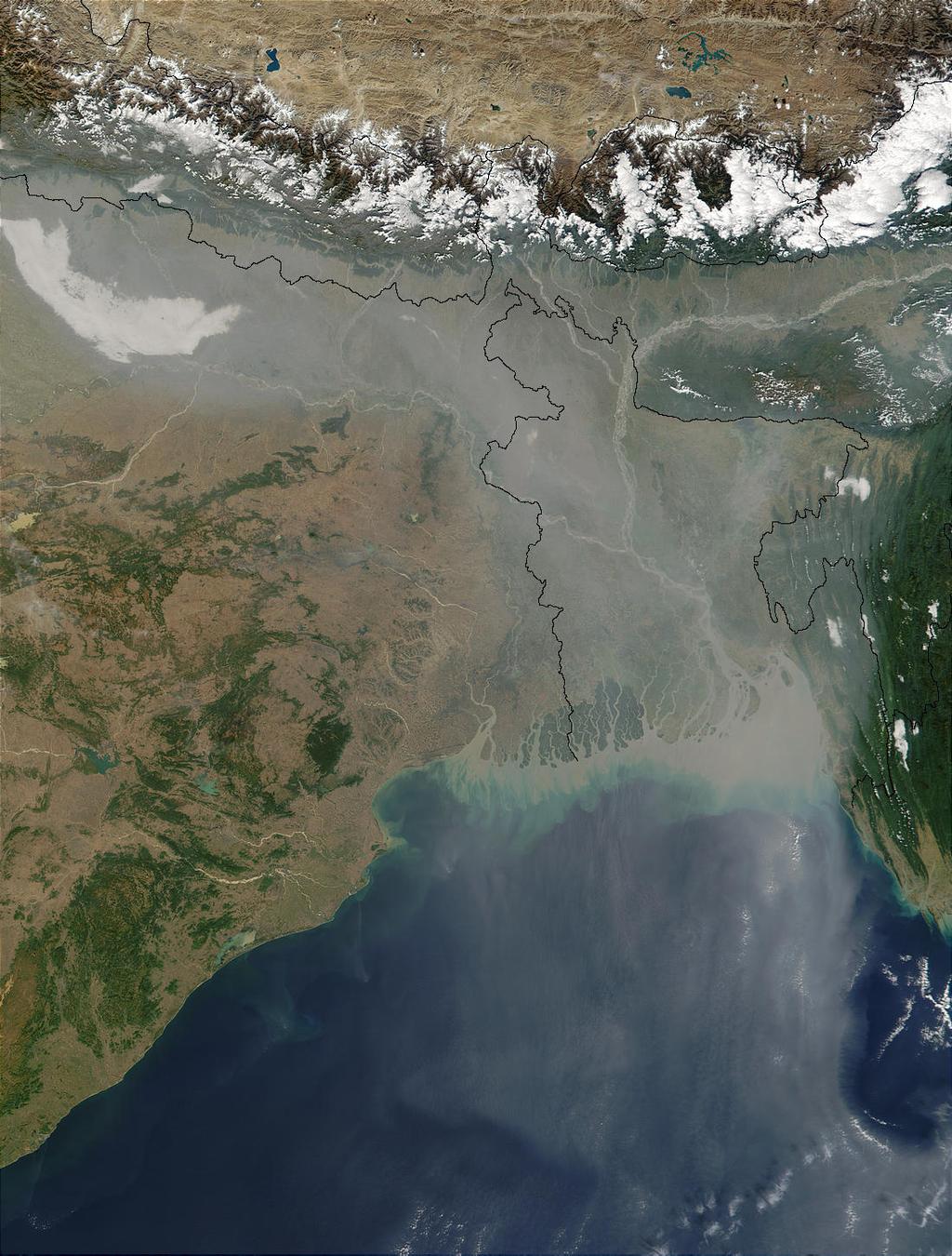 MODIS Land Rapid Response Team, NASA/GSFC Anthropogenic aerosols and the weakening of the South Asian summer
