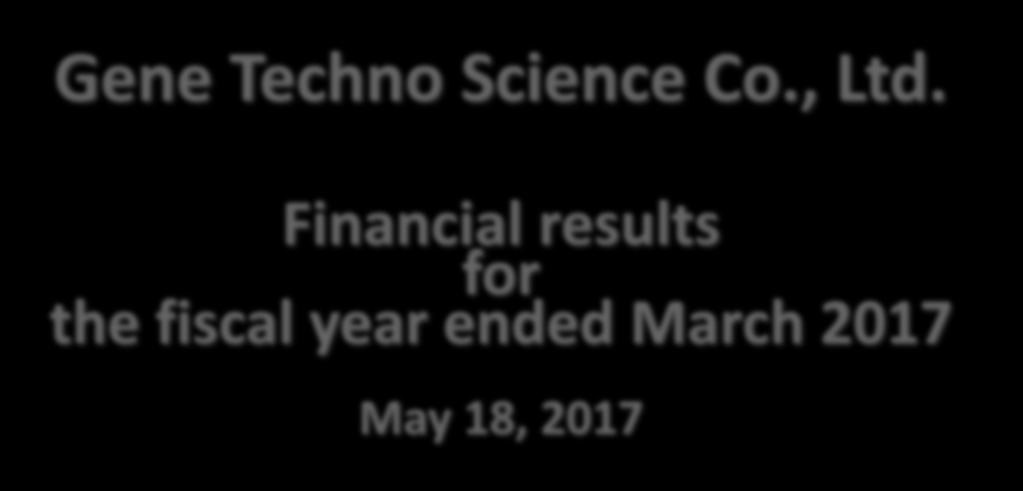 Techno Science Co., Ltd.