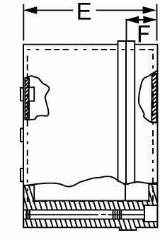 MOUNTING DIMENSIONS Figure 5. Case Dimensions Front View Figure 6. Case Dimensions Side View A: 3.15 in (80 mm) B: 4.33 in (110 mm) C: 2.