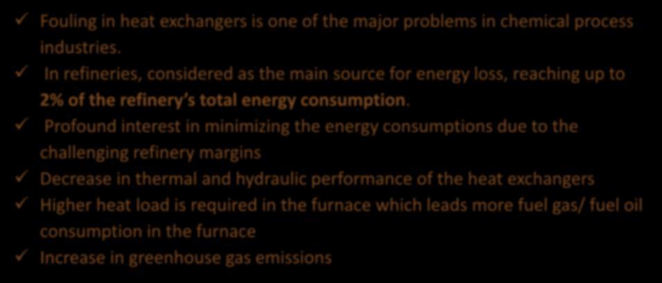 heat exchangers Higher heat load is required in the