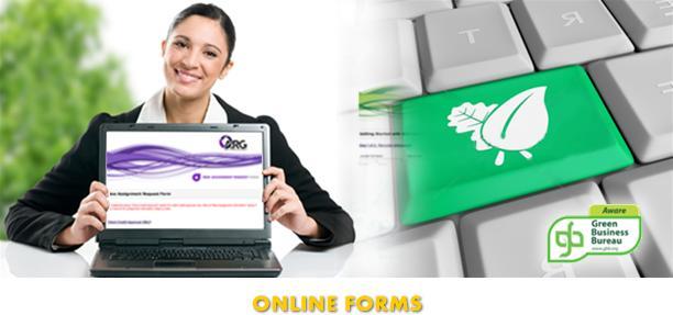 ARG features state of the art secure online forms for quick and easy processing. As a green certified business by the GBB (Green Business Bureau), we re also doing our part to sustain the environment.