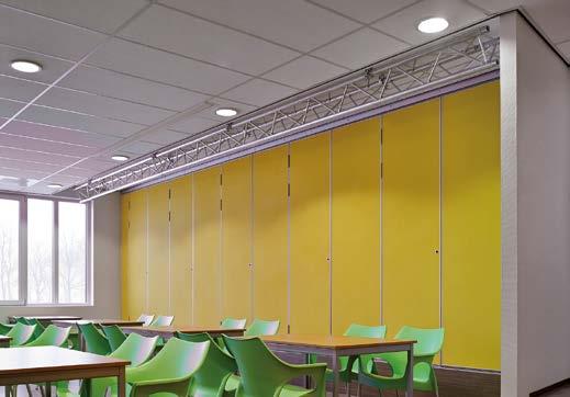 Flexio becomes a flat wall Flexio wall panels are only 85 mm thick and can be finished entirely to the client s
