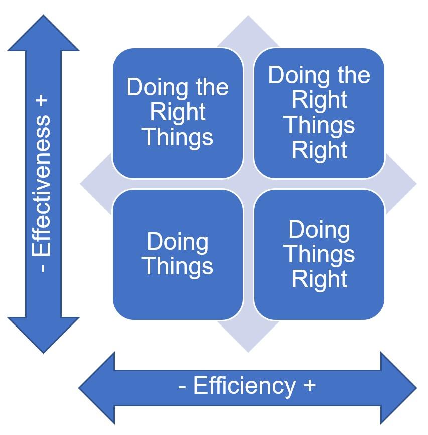 Effectiveness vs Efficiency 2018
