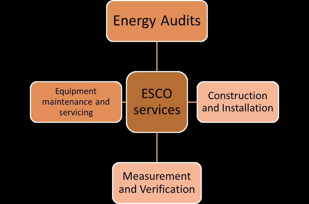 Role of ESCOs The most common approach for implementing EE projects- work with Energy Service