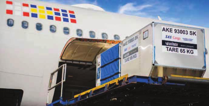 SAS is strategically placed for phama transport (photo: SAS Cargo) Huizing reckons the CEIV programme is a real added value to standardisation of the handling procedures in pharmaceuticals at a