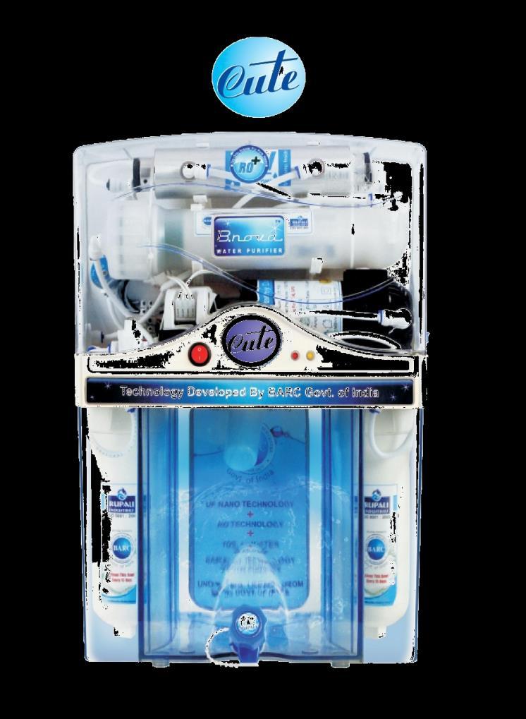 CUTE RO 7 Stage Filteration RO System MRP: INR 16,499 Pre