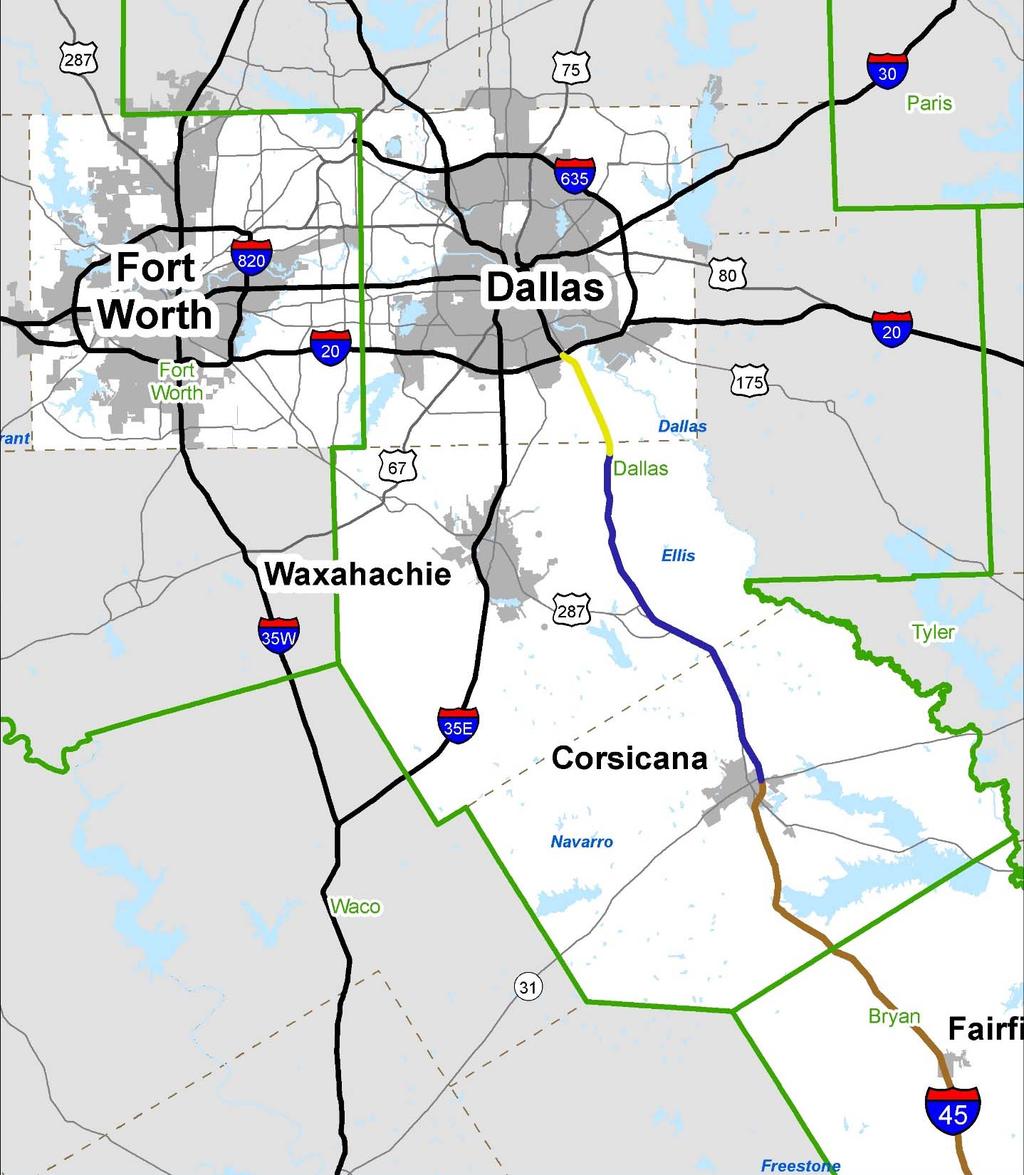 Dallas District Freight Recommendations Segment 10 (I 20 to FM 660 in Ferris) Programmed projects: None Planned projects: None Recommendations Quick Start: CVO traveler information; ITS collision