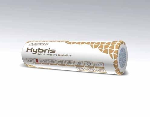 HYBRIS is a new insulation material for timber frame or masonry walls, pitched roofs or ceiling applications.