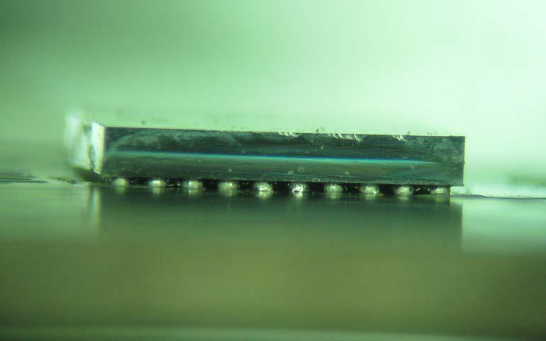 Controlled collapse chip connection (C4) Flip Chip Bonding Flip chip is used for interconnecting semiconductor devices, such as IC chips and