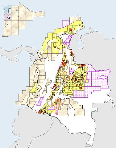 Hydrocarbon Sector Value Proposal Colombian Land Map as of April 2011 Colombia offers an attractive value proposal for oil sector investment: Unexploited potential estimated at 47 billion barrels of