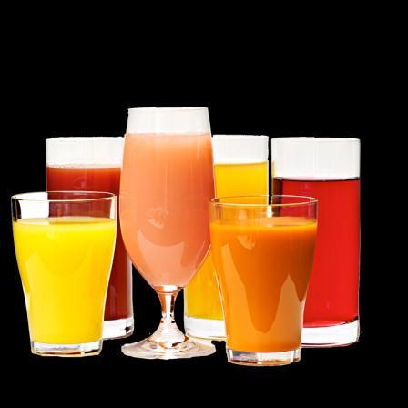 soft beverages and fruit juices
