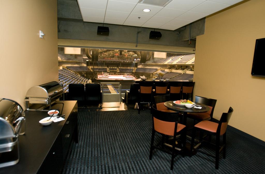 Luxury Suite holders automatically receive private seating to every event at Citizens Business Bank Arena. Suite sizes range from 10 to 25 guests and are available on both levels.