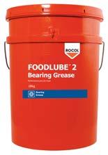 Bearing Greases Rocol Sapphire Aqua A modified lithium sterate based NLGI #2 long life, water resistant bearing grease.