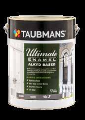 ULTIMATE ENAMEL Taubmans Ultimate Enamel is an ultra-premium, quick dry enamel that uses superior Alkyd Technology, providing the durability and performance of traditional oil based enamel while