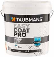 EASYCOAT PRO CEILING Taubmans Easycoat Pro Ceiling is design exclusively for the professional trade painter.