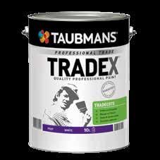 TRADEX TRADECOTE Taubmans Tradex Tradecote is an oil based, multipurpose quick drying primer and undercoat for use on most interior & exterior surfaces*.