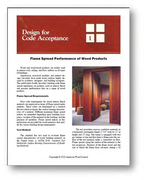 Wood Interior Finish (803) Most wood species qualify as Class C or Class B. Wood boards and panels may meet Class A criteria when pressure treated with a fire-retardant chemical.