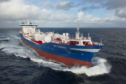 LNG fuelled ship, Glutra 2004-2012: