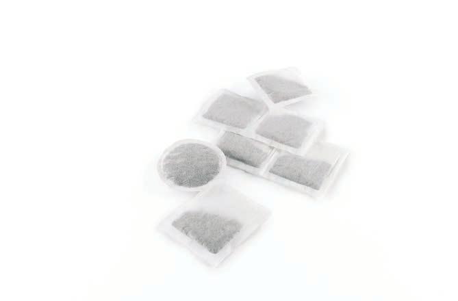 In this case, the 51 will produce teabags on a single row, giving the possibility to pack teabags with a minimum dimension of 55x120 mm., up to a maximum of 150x120 mm.