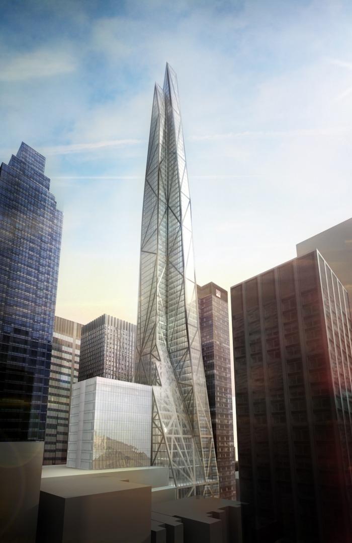 Diagrid structure Is a design for constructing tall buildings with