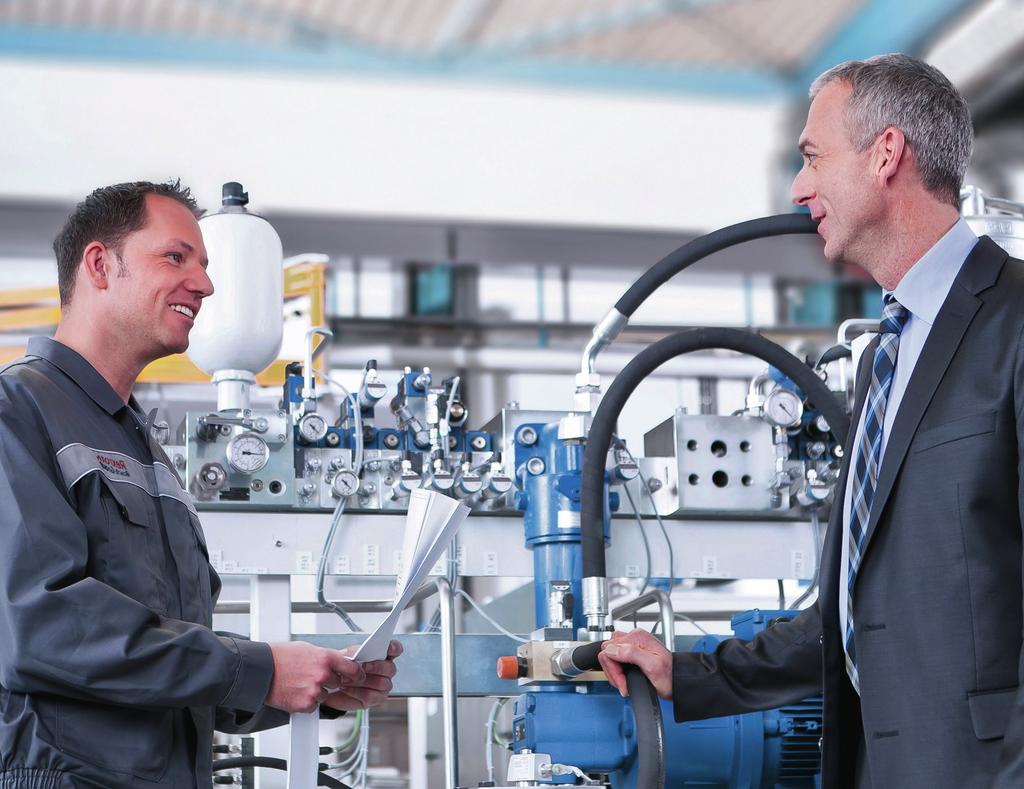 2 Hydraulics from Bosch Rexroth your first choice An efficient and economic production requires the highest level of availability and flexibility.